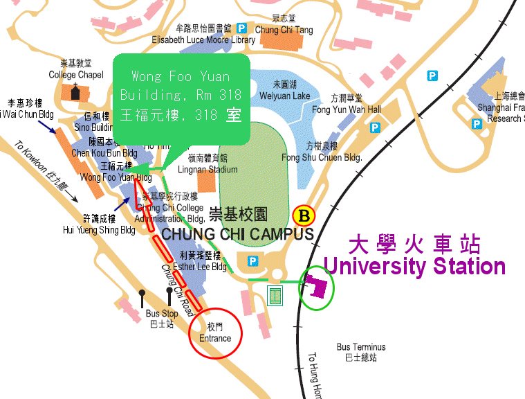 中文大學地圖